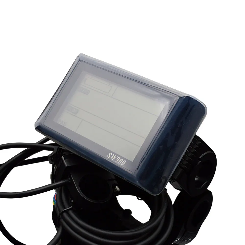 Ebke Display Cover For- SW900 LCD Instrument Dust Protection Cover Electric Bike LCD Control Display Silicone Transparent Parts