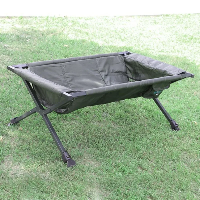 Oxford Fabric and Steel Pipe 120cm Length Adjustable Leg Folding Carp Fishing Equipment Carp Cradle