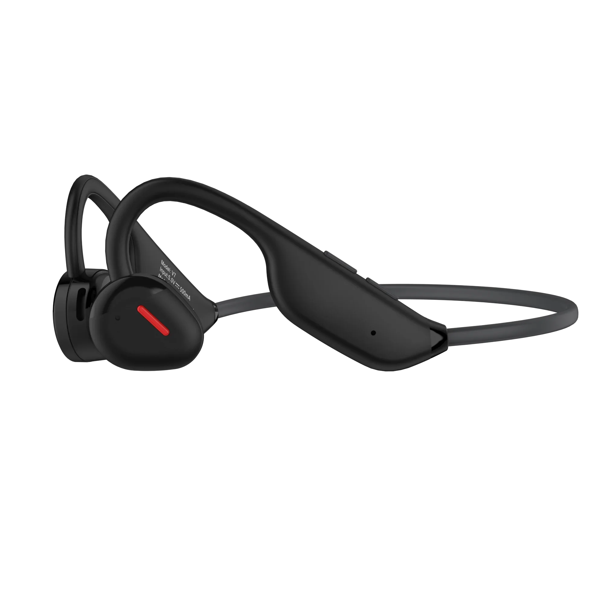 V7 Knochenleitung Drahtlose Bluetooth Headset Haken Kopfhörer Ohr Stereo HIFI Sport Kopfhörer Mit Mikrofon Ohrhörer