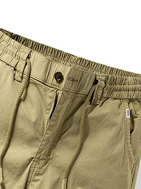 

Мужские повседневные брюки Mark Fairwe из чистого хлопка, весенне-осенние новые свободные брюки с несколькими карманами для рабочей одежды, прямые брюки