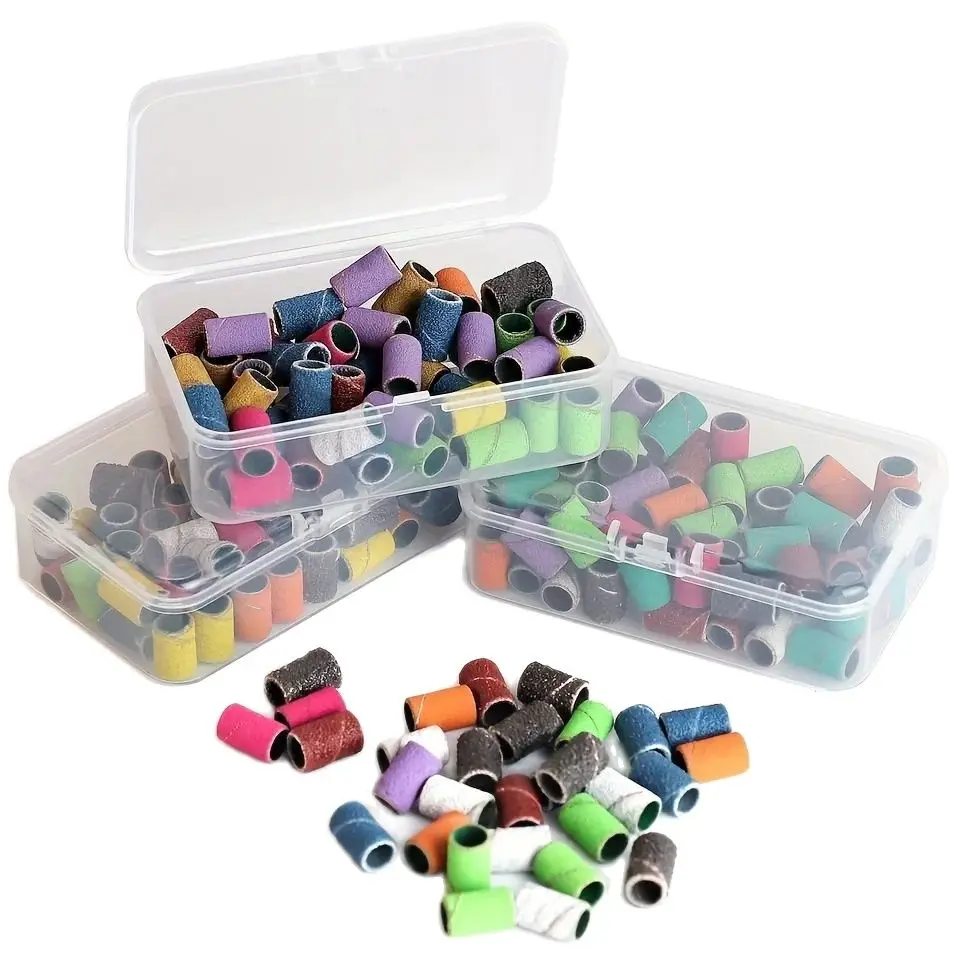 مسمار صغير مسمار مثقاب بت لون حلقة رمال مثقاب مسمار لقمة مغزل مسمار ناعم حزام رمل أداة إكسسوارات مانيكير كهربائية