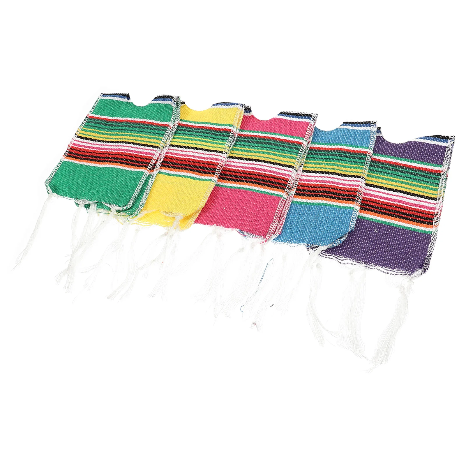 

Ponchos Rainbow Bottle Cover Beverages Mexican Party Decoration Drink Drinks