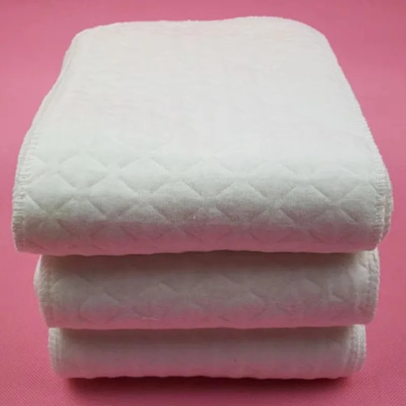 2Pcs/5Pcs Baby Reusable Diaper Washable Ecological Cotton Diapers 3/6-layer Cloth Nappies for Children Breathable Absorbent