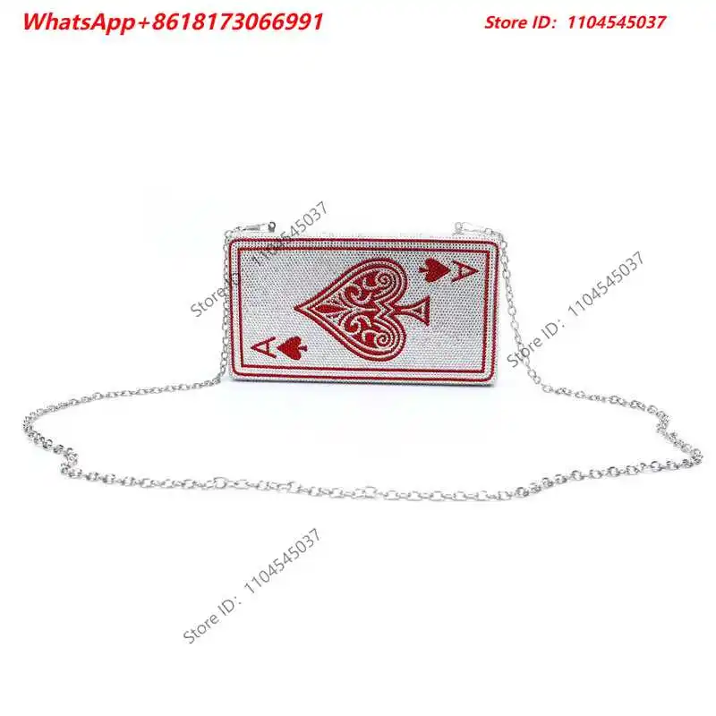 New Evening Dress Wallet Wedding Banquet Party Multi color Water Diamond Handbag Women's Crossbody Bag