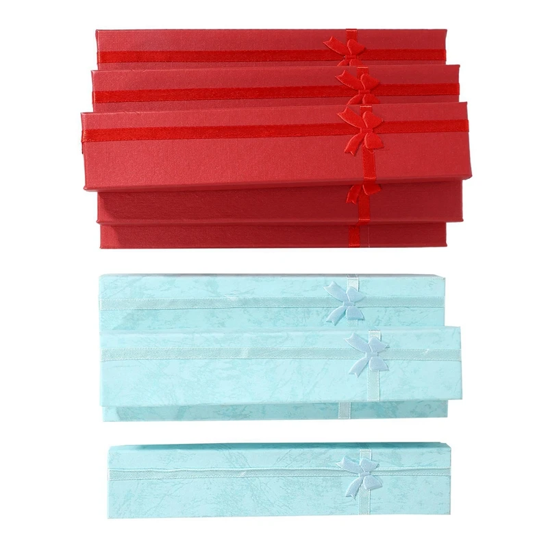 

40 X Elegant Luxury Gift Boxes Long Rectangular For Jewelry Presentation Necklaces