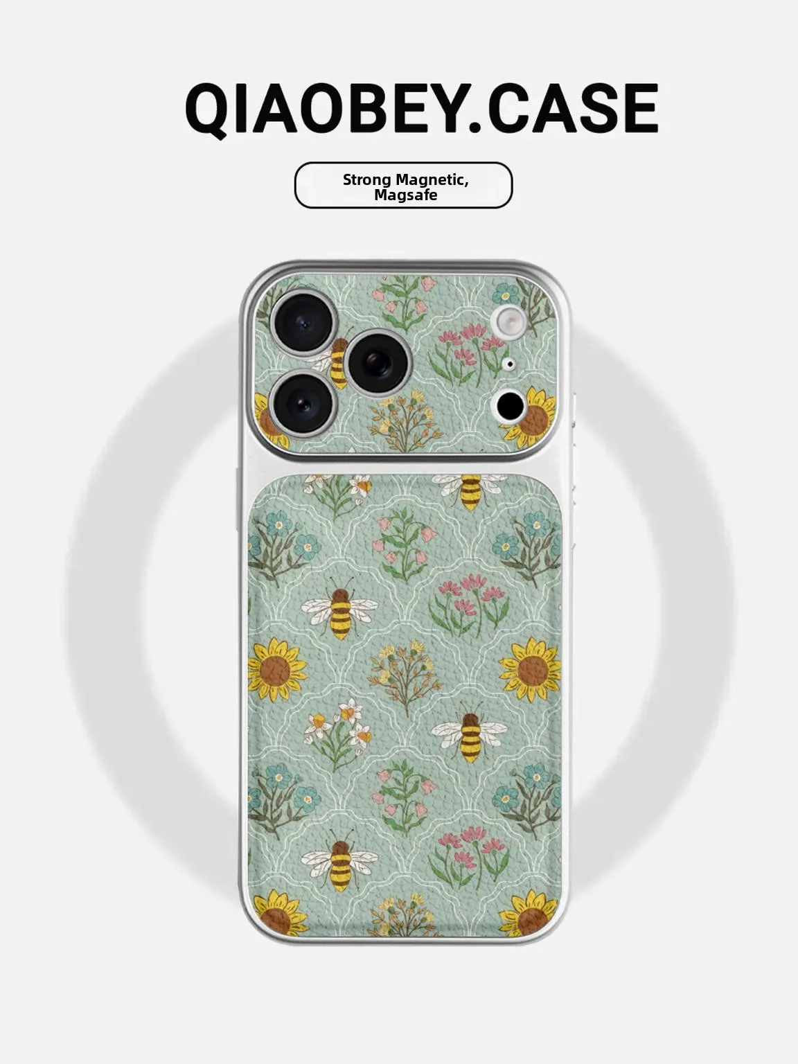 

Flower Bee Quick Change 17 Large Window Compatible iPhone 17 Phone Case New Version High-End 16Promax Cartoon Cute 15 L...