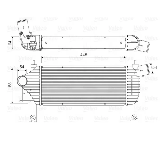 14461EB360 96622 14461EB70A لنيسان نافارا II D40 باثفندر R51 2.5 نظام مدخل المحرك تبريد المبرد الداخلي