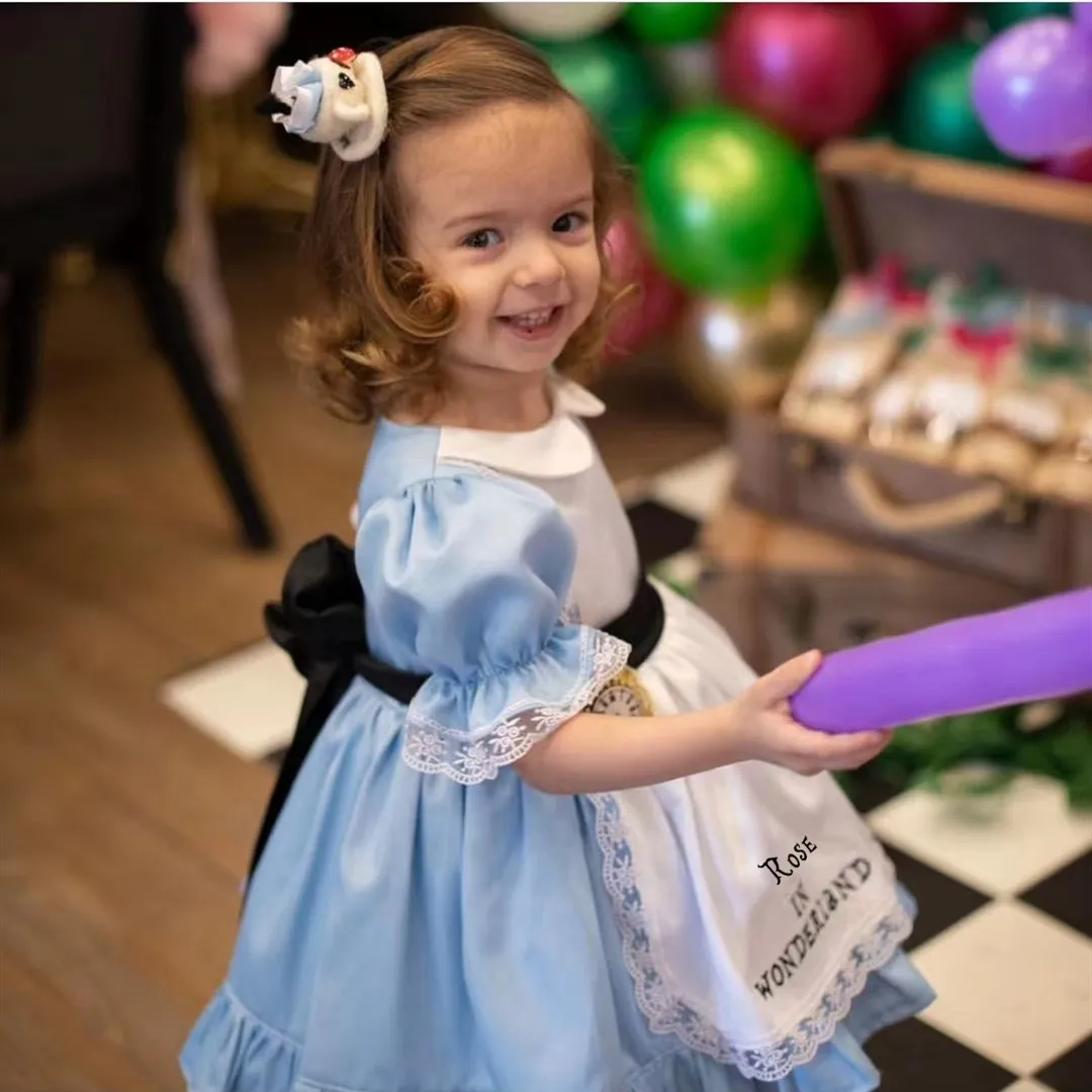 0-12y bebê menina verão unicon bordado turco do vintage lolita princesa vestido de baile para o feriado de aniversário casual eid