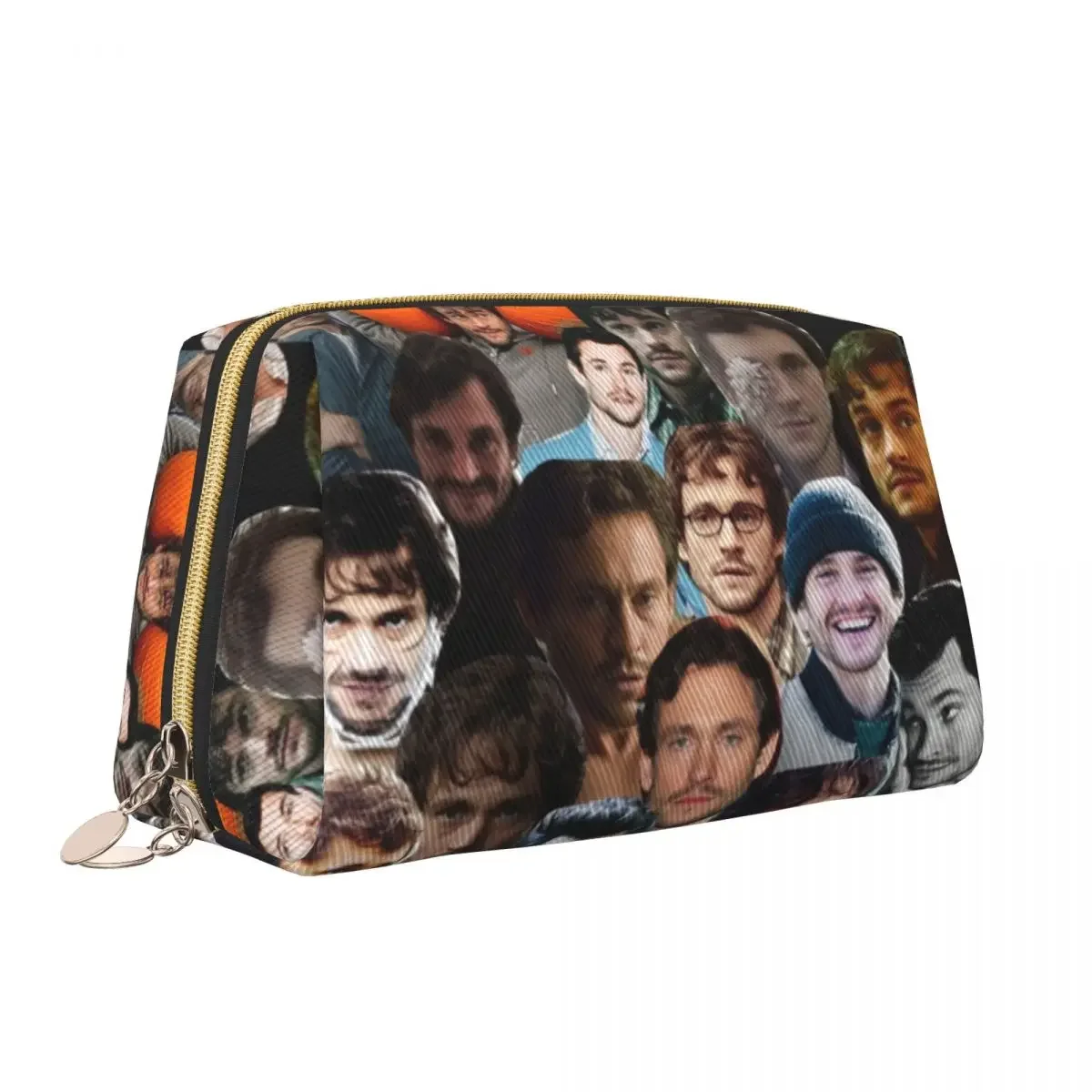 Cute Hannibal Travel Toiletry Bag for Women Hugh Dancy Will Graham Collage Makeup Cosmetic Bag Beauty Storage Dopp Kit