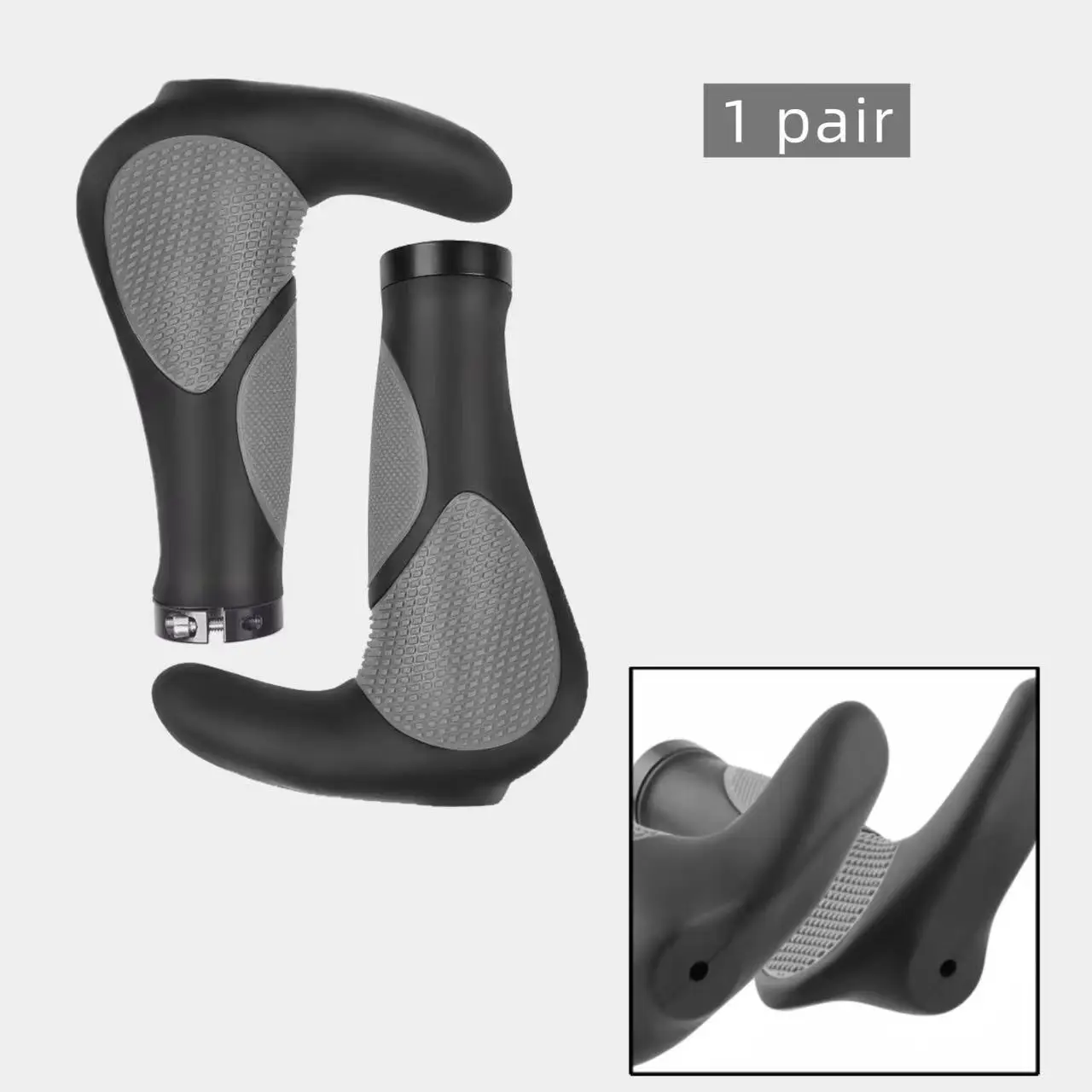 AliExpress NONE Ergonomic bicycle grip with secondary handle, mountain bike grip, bicycle handlebar cover