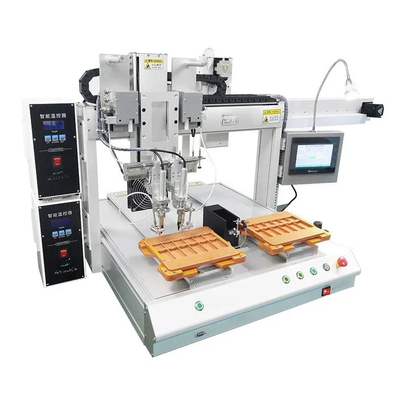 Automatic soldering machine PCB circuit board dual-station desktop high-precision welding wire manipulator