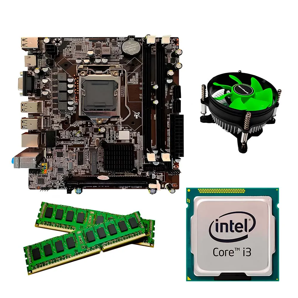 Motherboard Kit H55 1156 + Intel Core I3-540 + 4GB RAM C/HDMI