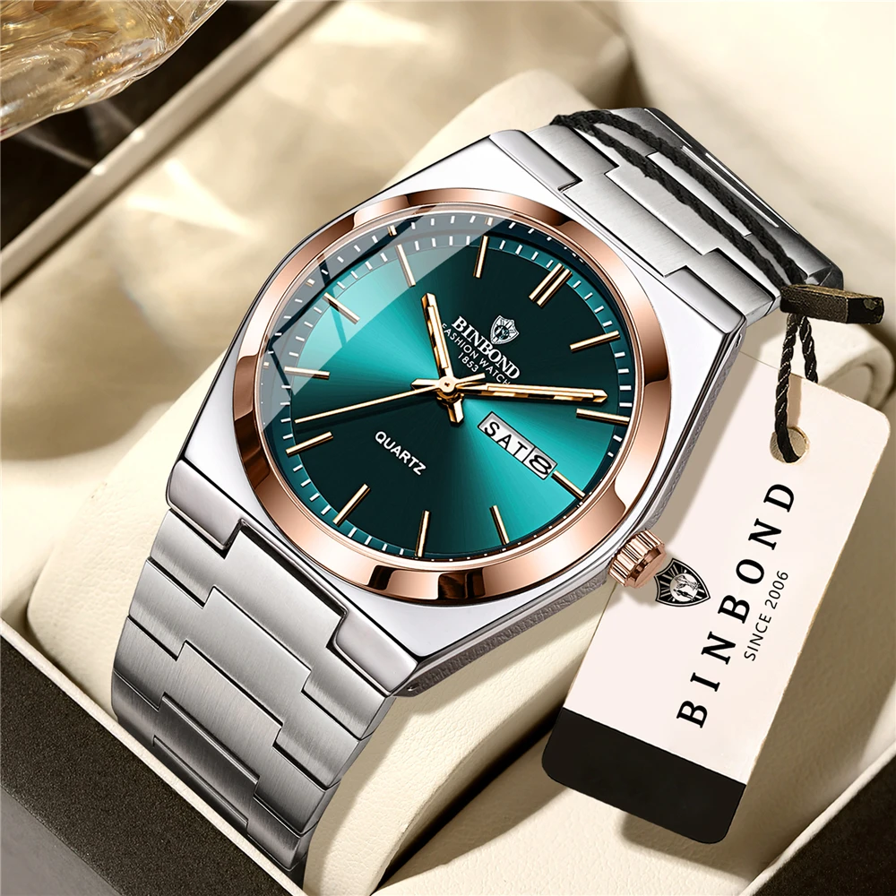 

Fashion Quartz Wristwatches New Sports Movement Gold Clock Men Luxury Watch Automatic Watches Mens Gifts For Man Reloj Hombre