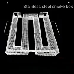 Cold Smoke Generator For BBQ Grill Or Smoker Wood Dust Hot And Cold Smoking Salmon Meat Burn Cooking Stainless Bbq Tools