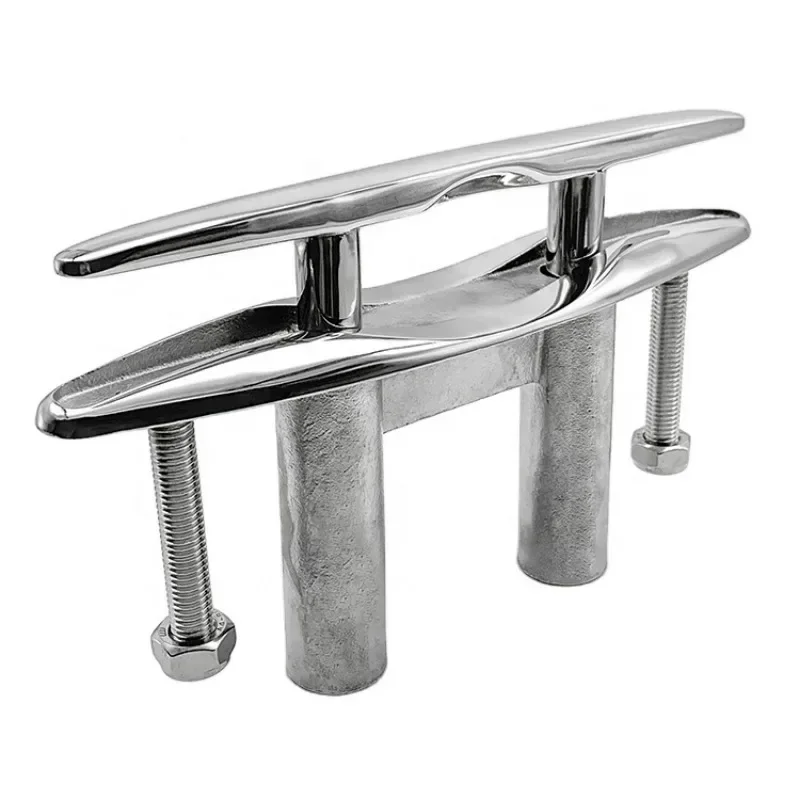 

Pull Up Cleat 5/6/8 Inch Flush Mount Boat Cleat 316 Stainless Steel Marine Hardware for Kayak Boat and Dock