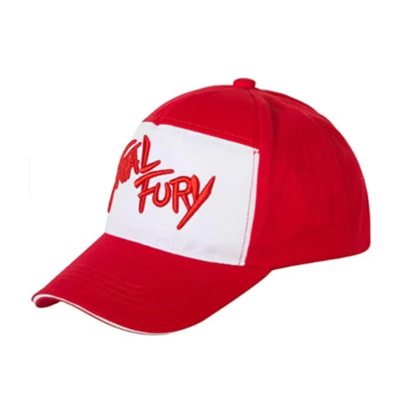 King of Fighters Baseball Cap Fatal Fury Terry Bogard Cosplay Embroidery Adjustable Hat Unisex Sports Caps Gift Boxer