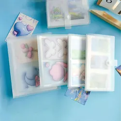 Kpop Transparent Photo Album Mini Polaroid Album Photo Train Ticket Card Collection Book Jewelry Card Photocards Holder Pages