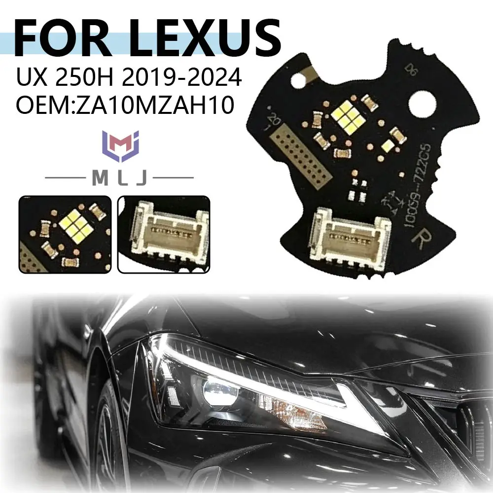 For Lexus UX 250H ZA10 MZAH10 2019-2024 LED Angel Eye DRL High Beam Light Source Boards Chips Headlight Replacement Auto Parts