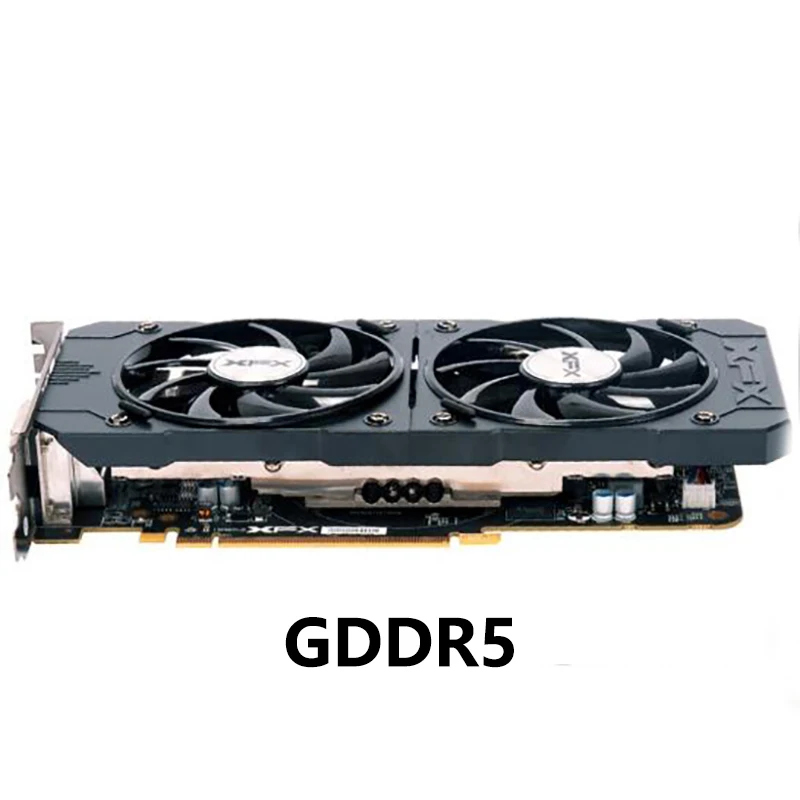 Used Graphics Cards R7 R9 370 4GB 256Bit GDDR5 Video Card For AMD AMD R9 370X Series R7 370 4GB DisplayPort PCI-E