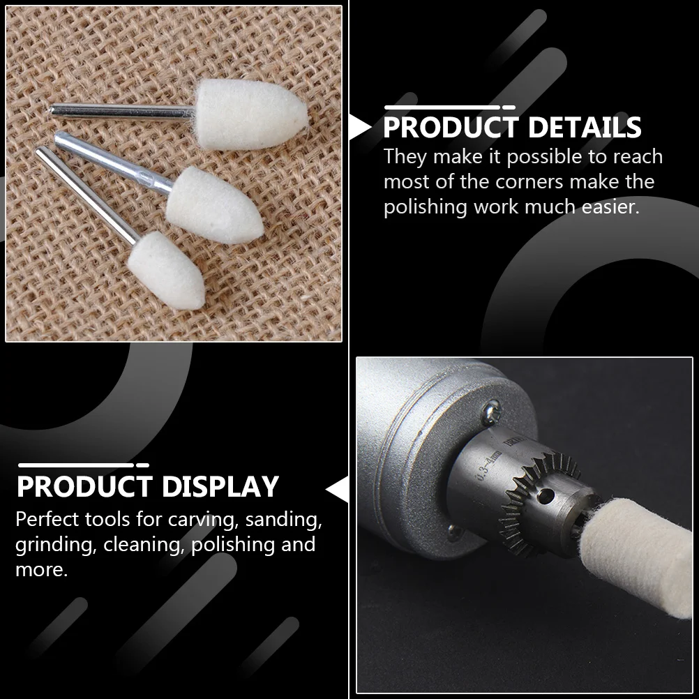 

38Pcs Polishing Equipment Kit for Carving Sanding Grinding Cleaning Polishing Multi-Tool Use Buffing Wheels Buffing Pad Kit