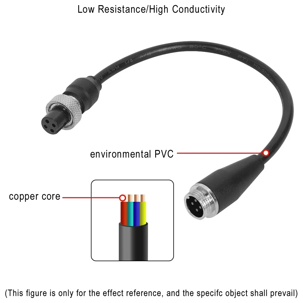 4 Prong Connector Adapter Power Extension Cable for Ninebot By Segway S-MAX E-Scooter for Ninebot Gokart Pro/Gokart Lamborghini