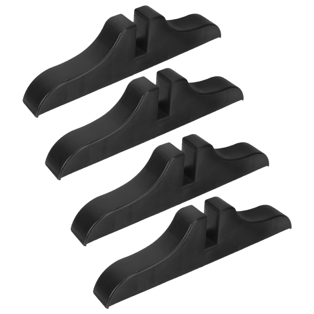 

4pcs Room Base Fabric Holder Screen Partition Feet Sturdy Holder Stand Privacy Black