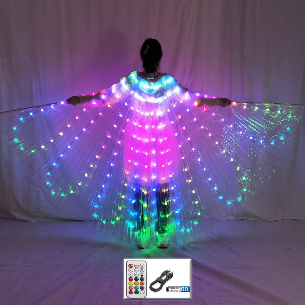 

LED Bee Wings Glow Costume Luminous for Stage Performance And Nightclub