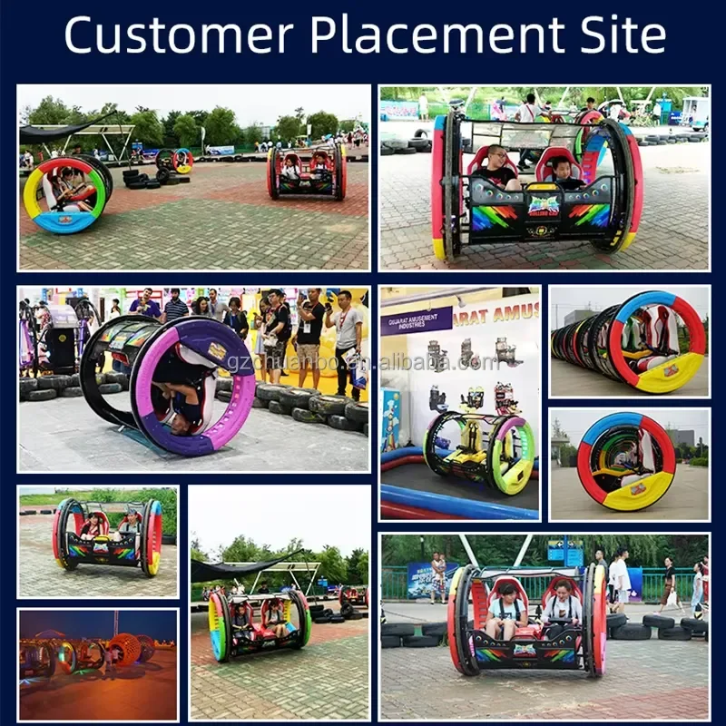 CE Certificate Support ODM High-quality Applicable to Plazas Latest 360 Degree Rotation Adult and Child Double Players