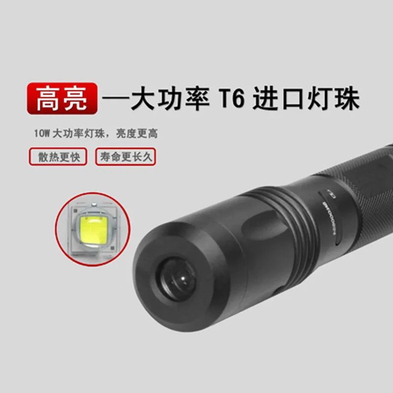 BQ4510C lampe de poche LED source de lumière à huit bandes, source de lumière multibande, lampe de poche lampe d'enquête à huit bandes