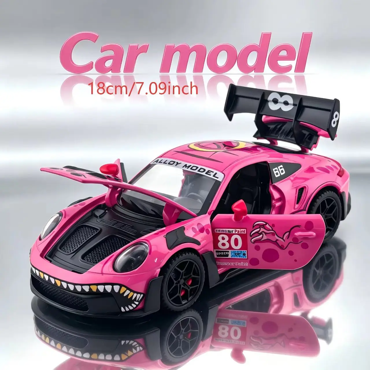 1:24 Scale High-Grade Alloy Sports Car Model - Stylish Design, Exquisite Craftsmanship, Realistic Appearance Whether It's Home Decor or Not, It's Still a Part of Home Decoration.