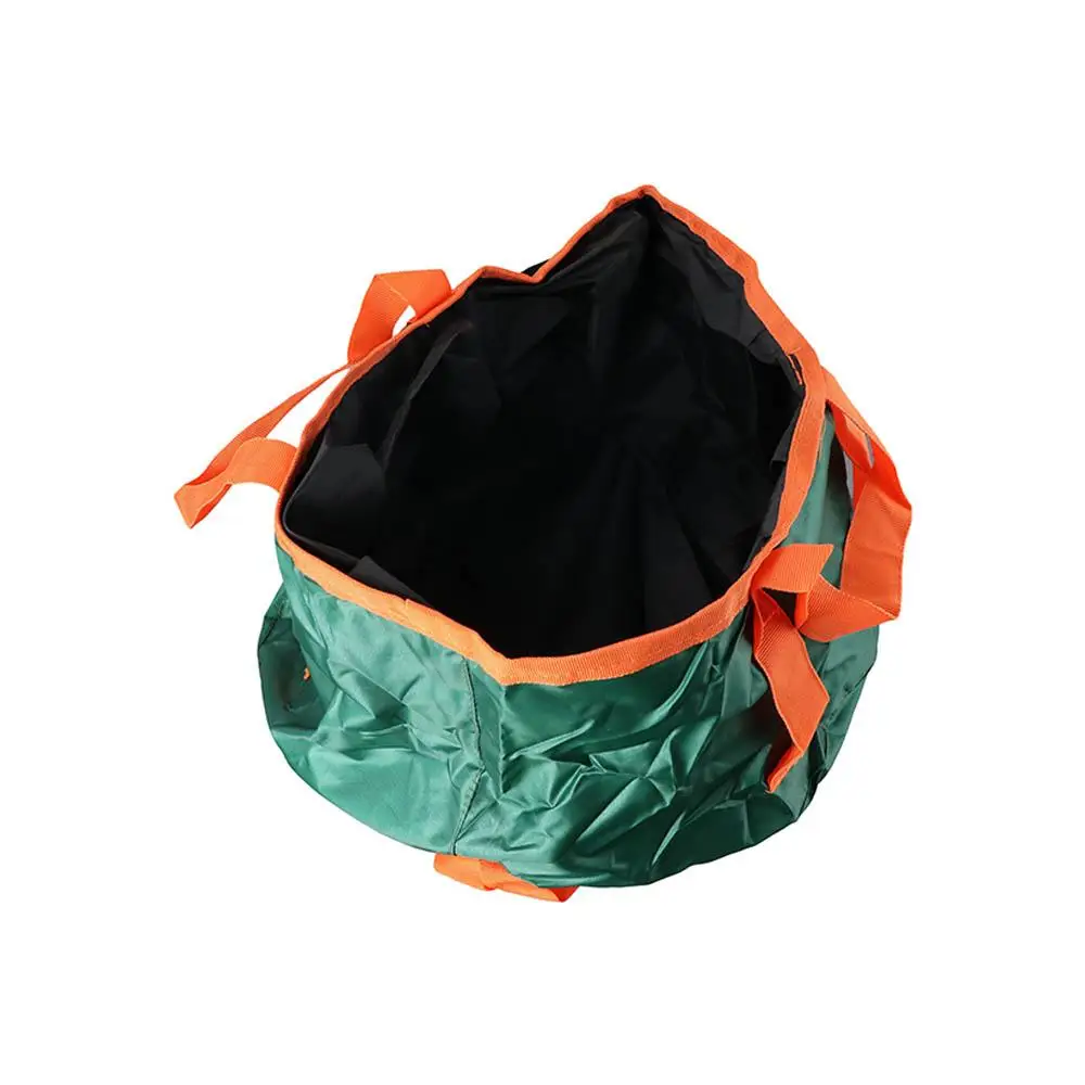 Waterproof Folding Washing Basin Pot Wash Basin Water Bags Collapsible Bucket Polyester Water Bucket for Outdoor Hiking