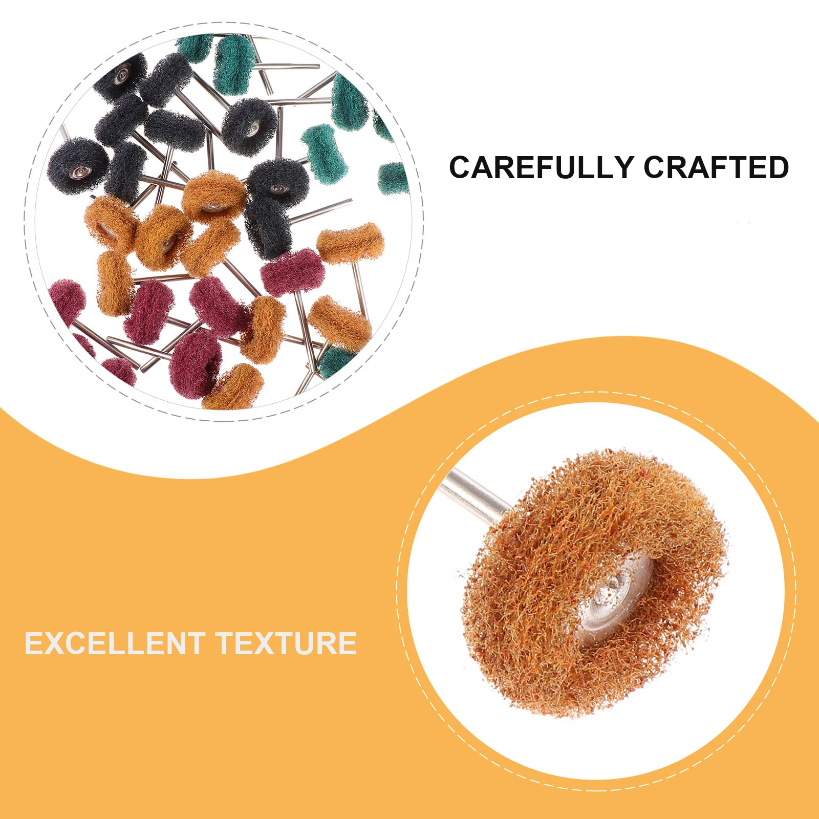 

40 Pcs Steel Wire Brush Mini Bowl Shaped Cleaning Polishing Tool Wheel Abrasive Multifunction Rotary Accessories