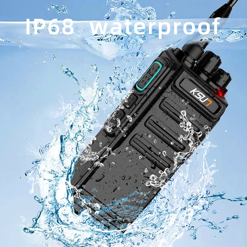 

KSUN DM18UV DMR Ptt рация дальнего действия IP68 водонепроницаемый VHF UHF УФ двухдиапазонный цифровой мобильный радиоприемник с шифрованием