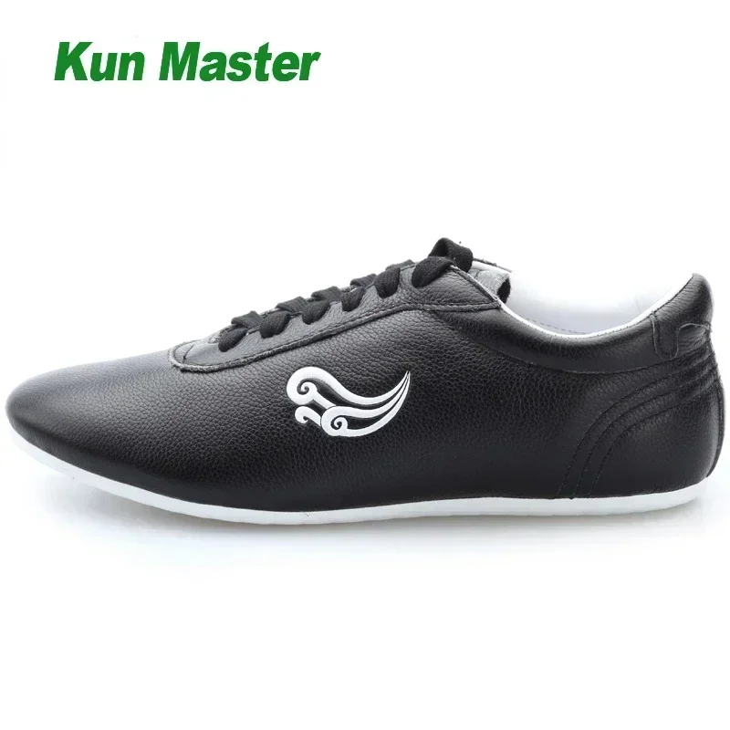 

Summer Genuine Leather Kung Fu Tai Chi Shoes Martial Art Shoes Sneakers Cowhide Free FlexibleBottom Breathable Men Women 2024