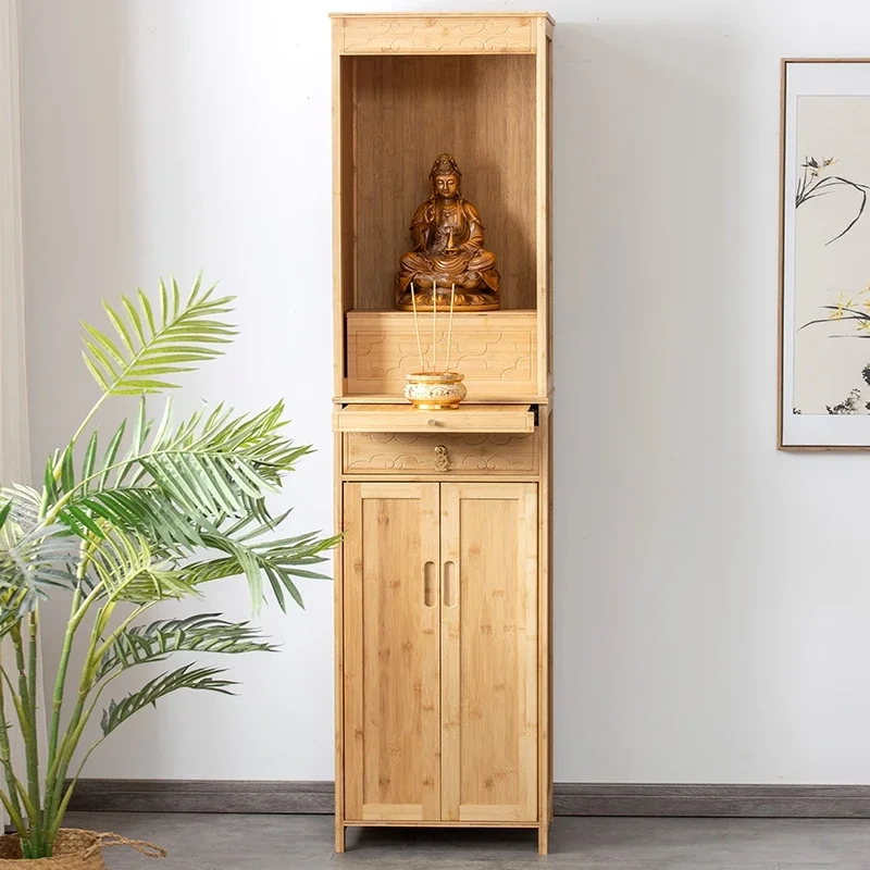 nuovo armadio domestico cinese da tavolo alto Buddha, dedicato all'armadio con statua del Buddha Guanyin