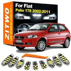 ZITWO 7Pcs LED Lamp Interior Dome Map Reading Light Kit For Fiat Palio 178 2002- 2005 2006 2007 2008 2009 2010 2011 Accessories