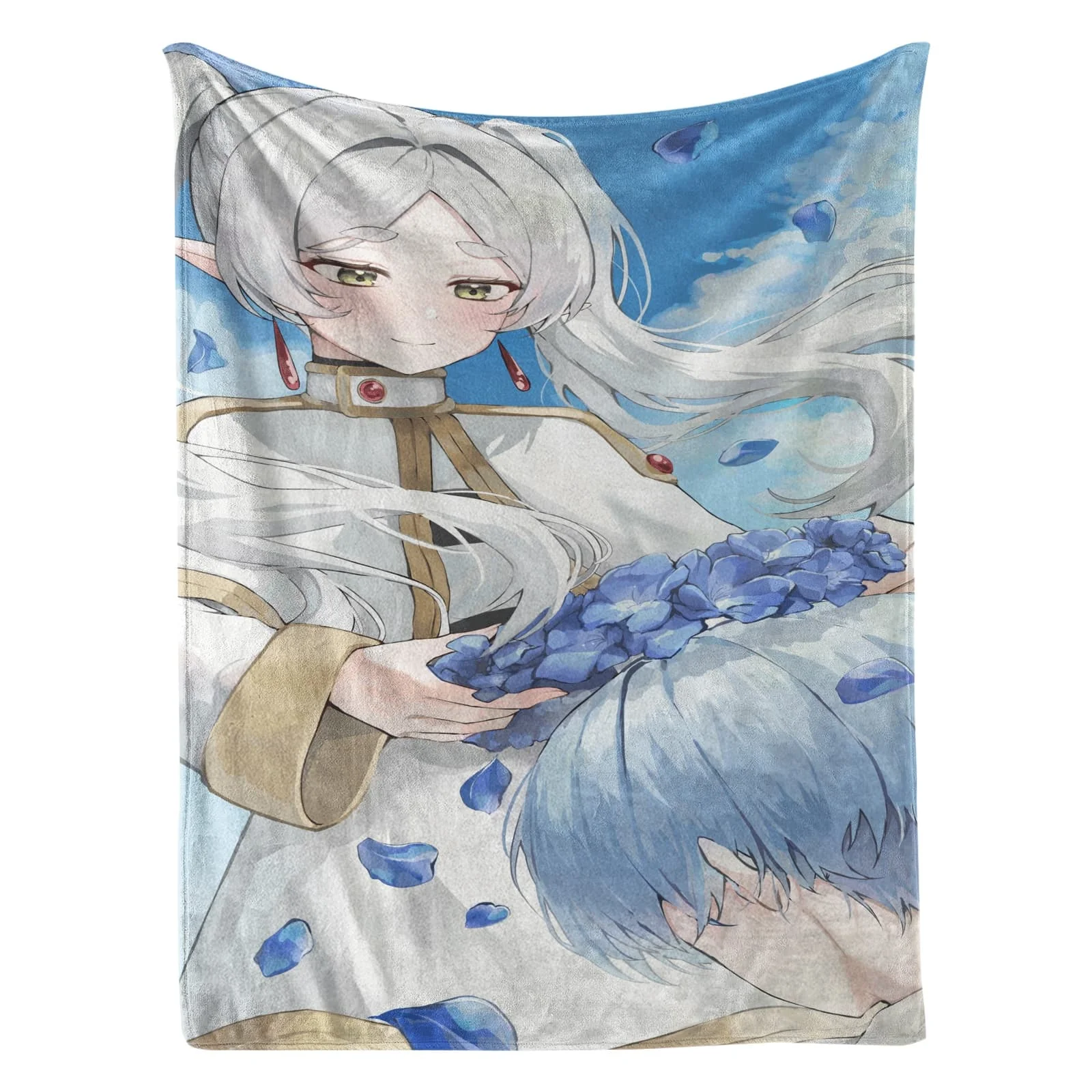 

Large 150x120cm Blanket Flannel Anime Gaming Merch Bedspread for Adults Lightweight Quick-Dry