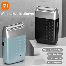 Xiaomi Electric Shaver For Men Beard Trimmer Shaver Waterproof Portable Hair Clipper Rechargeable Shaving Beard Machine Shaving