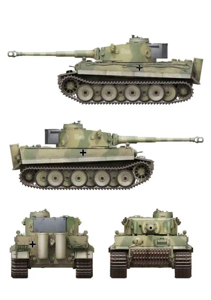 Border BT-034 1/35 Scale SD.KFZ.181 PZ.KPFW VI AUSF.E Tiger I Early Production Plastic Model Kit