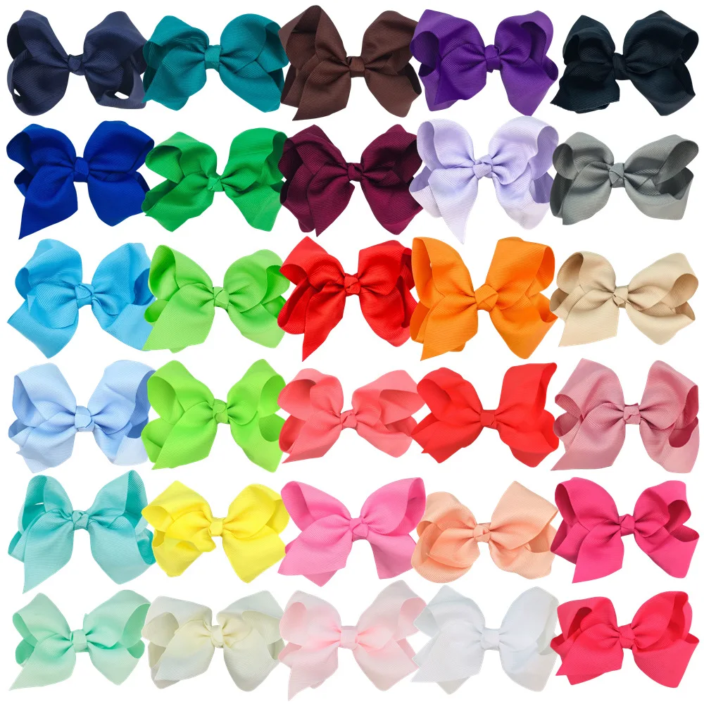 

300pcs Wholesale 11cm Classic Bubble Bow 13cmjojo Bow Same Children's Webbing Head Hairpin Hairpin