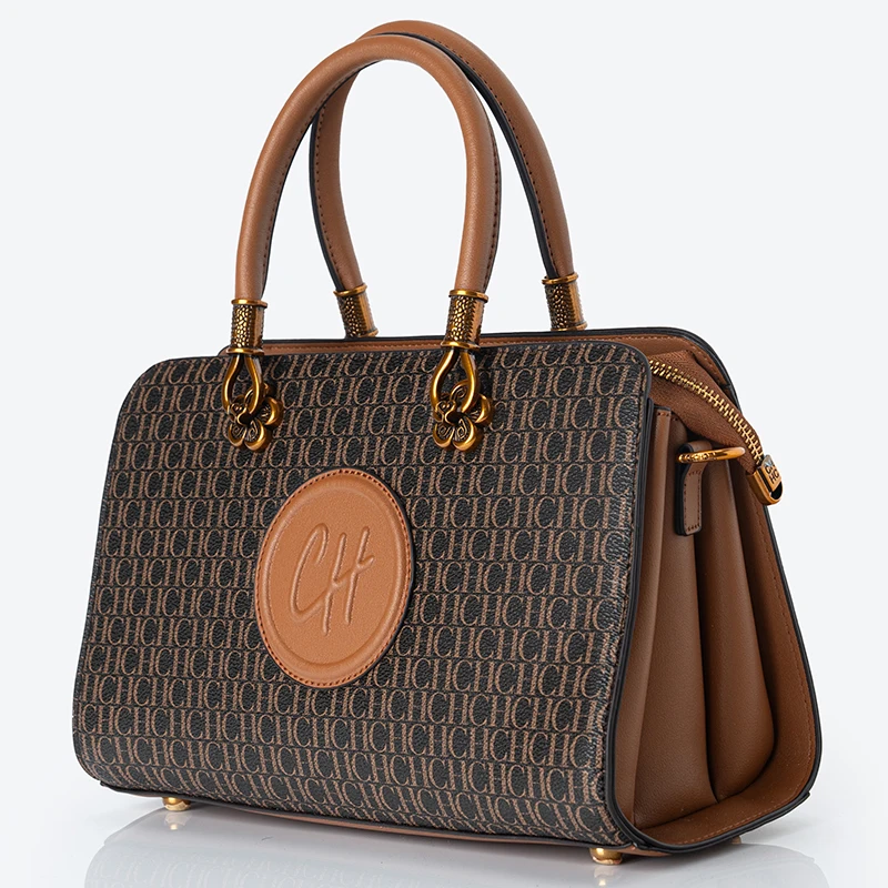 

CHCH Internal Compartment Multifunctional Women's Tote Designer Circle Design Light Luxury Brand Monogram Design Crossbody Bag