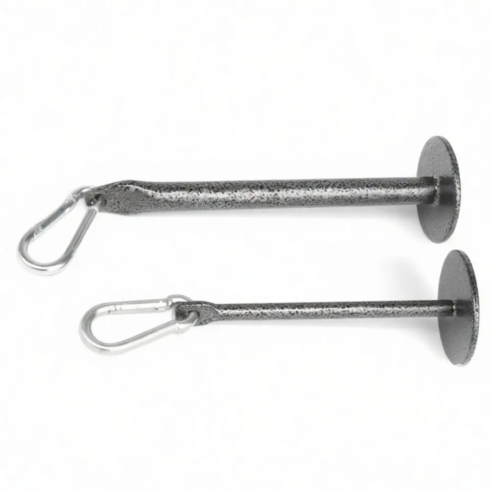 Steel Barbell Plate Holder Loading Pin Fitness Equipment Attachment For Strength Training Muscular Exercise Rack