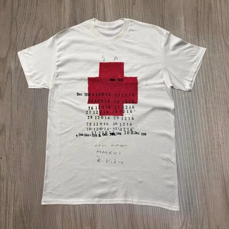 Minimalist Graphic Abstract Red Cross Print Modern Art T Shirt Funny Meme Shirt Men Women Casual Harajuku Streetwear Y2k Tops