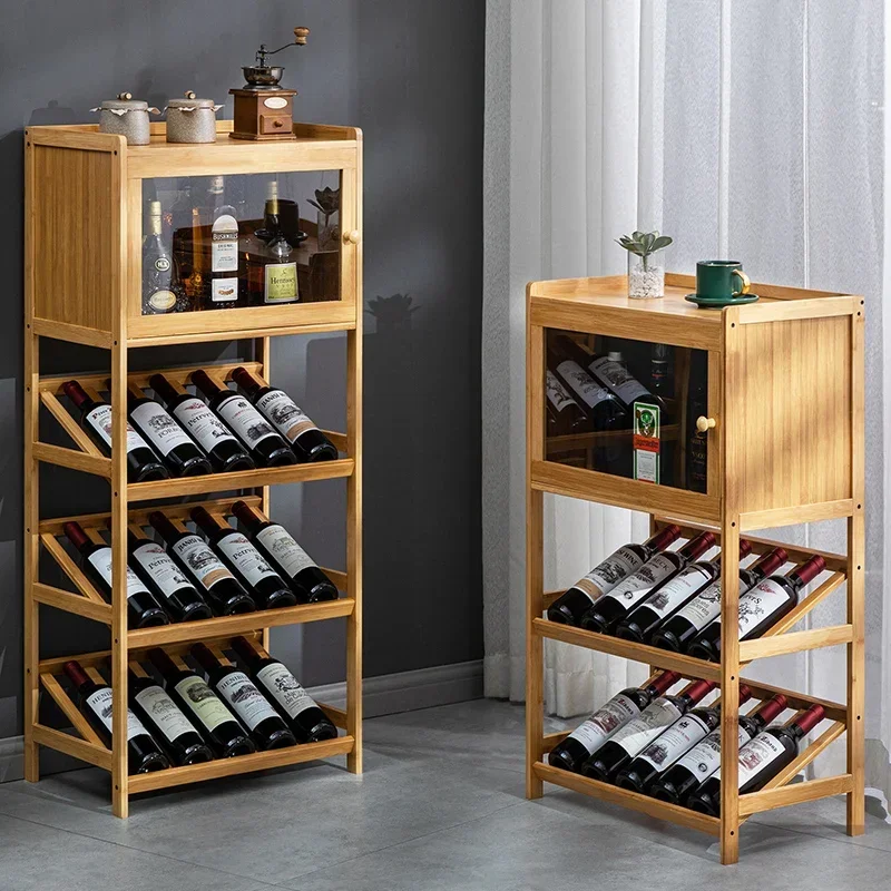 

Modern Minimalist Wine Cabinet Display Shelf, Trendy Sideboard for Home Use European-Style Wall-Mounted Living Room Storage Rack