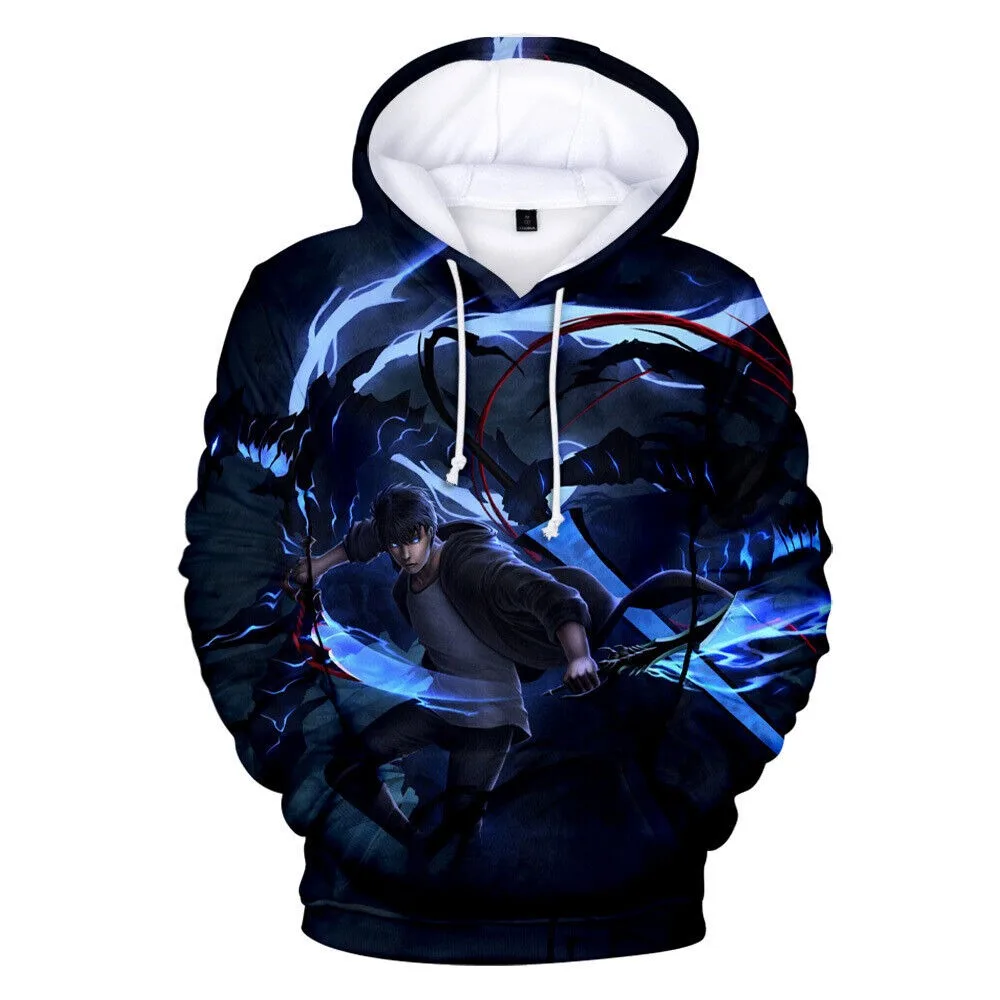 

Hot Game Solo Leveling Merch Hoodies New Logo Pullovers Women Men Fashion Casual HipHop Style Sweatshirts