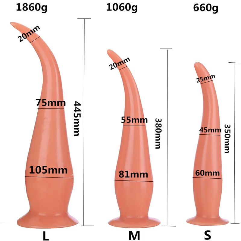 Super Huge Long Dilatador Anal Butt Plug for Women Extension Training Fisting Dildo Anal Toy Prostate Massager Sex Toys for Men