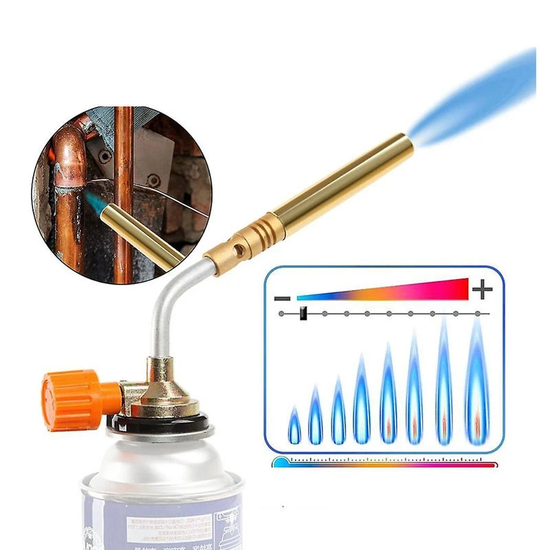 Pistola de soldadura de Gas butano portátil de alta temperatura, PISTOLA DE PULVERIZACIÓN para reparación, aire acondicionado, refrigerador,