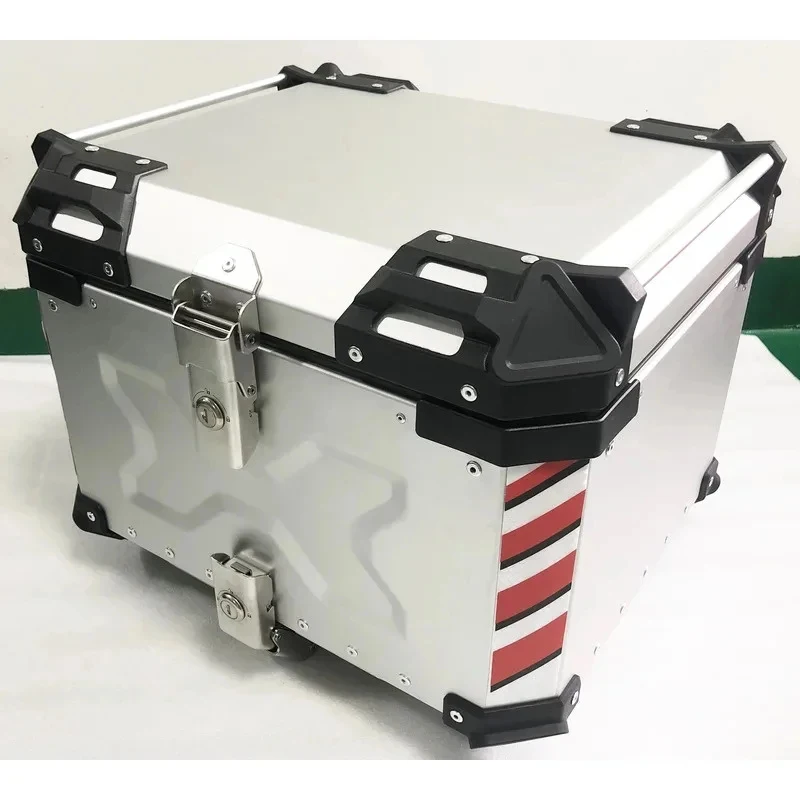 

Factory Direct Sale 55 Litres Large Capacity Motorcycle Tail Box Delivery Aluminum