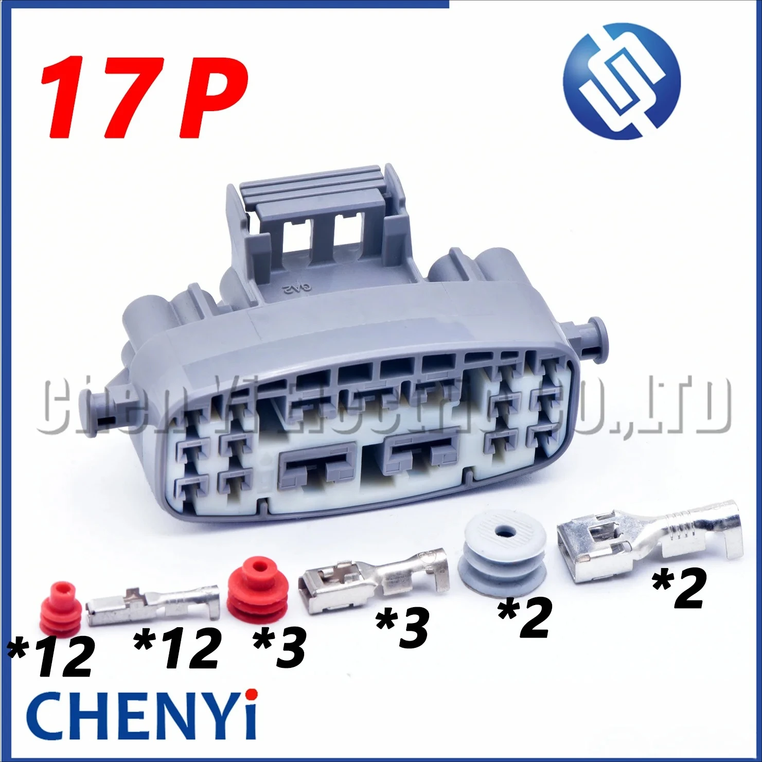 17 Pin female composite Automobile waterproof connector Engine plug 7283-1074-40 With pins For Toyota Lexus