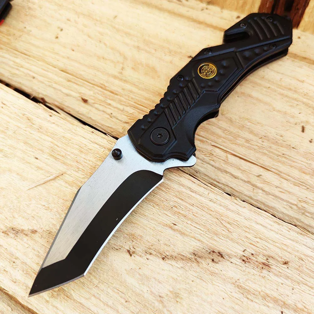 

Ztech Self-Defense Folding Blade Knife Outdoor Military Utility Fold Tactical Knives Rescue Knifes EDC